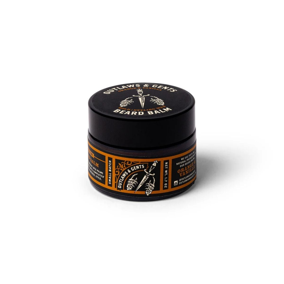 Outlaws and Gents Orange and Vanilla Beard Balm