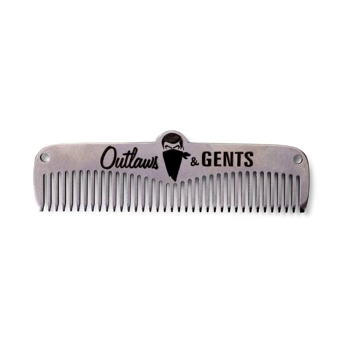 Outlaws and Gents metal comb