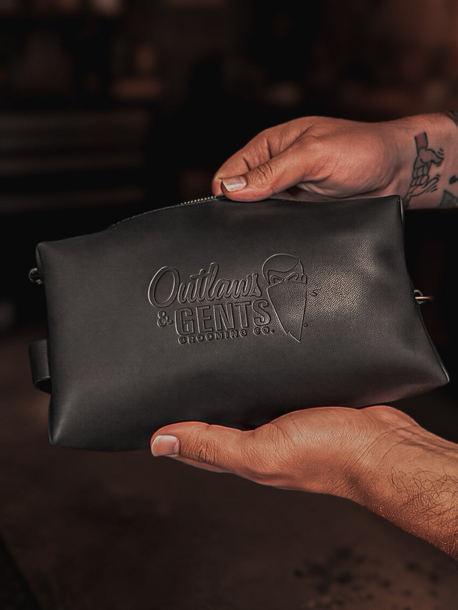 Outlaws & Gents Premium Leather Dopp Kit